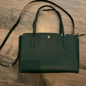 Tory Burch Emerson Small Top Zip Tote Crossbody Bag